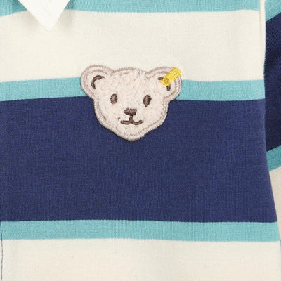 Steiff Jungen Gestreift Poloshirt Langarm, 116