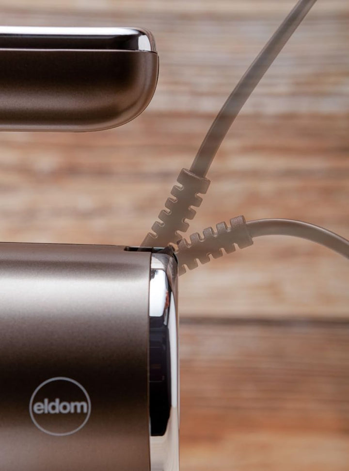 Küchenmaschine R110, Edelstahl, 400 W, 2 Paar Handmixer, Handrührgerät mit 5 Geschwindigkeitsstufen,