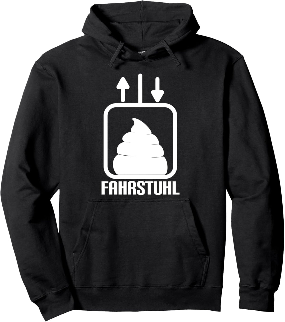 Fahrstuhl Haufen Kacke Scheisse Wortwitz im Aufzug Pullover Hoodie