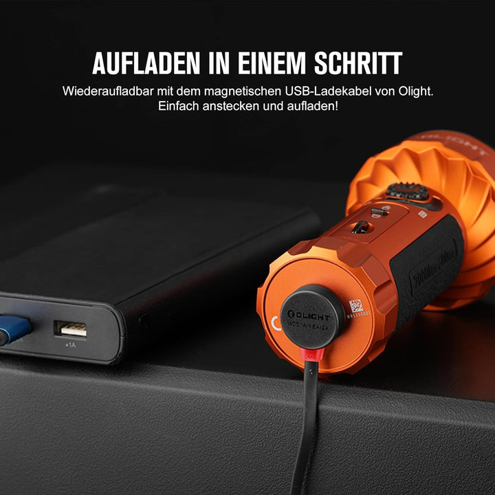 OLIGHT Marauder Mini LED Taschenlampe Super Hell 7000 Lumen 600 Meter Wiederaufladbare, mit Strahler