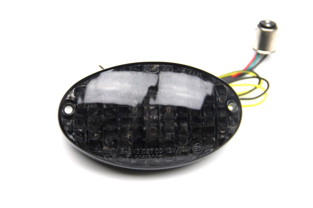 avdb-moto LED-Bremslicht mit integrierten Blinker kompatibel mit Buell XB9, XB12 (Getönt), Getönt