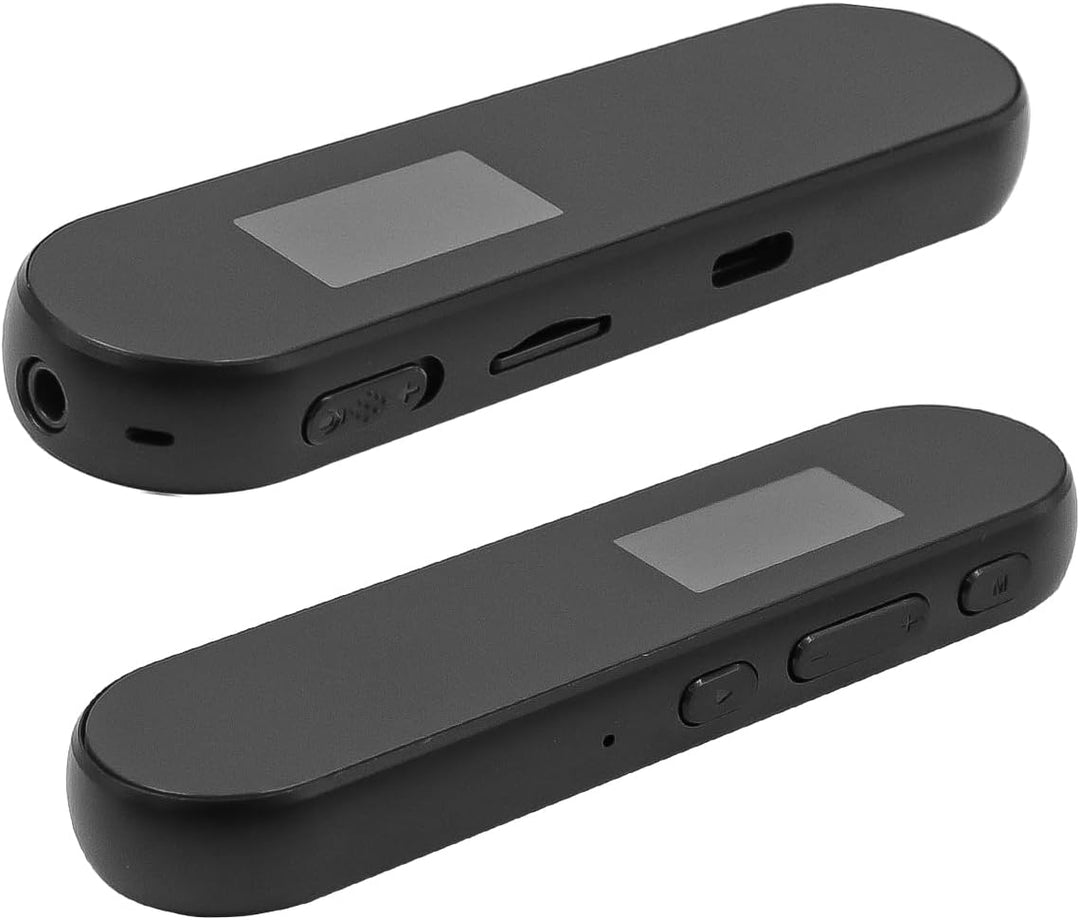 Tiardey 32 GB Digitaler Diktiergerät, wiederaufladbares Diktiergerät mit MP3-Player, Stereo-HD-Aufna