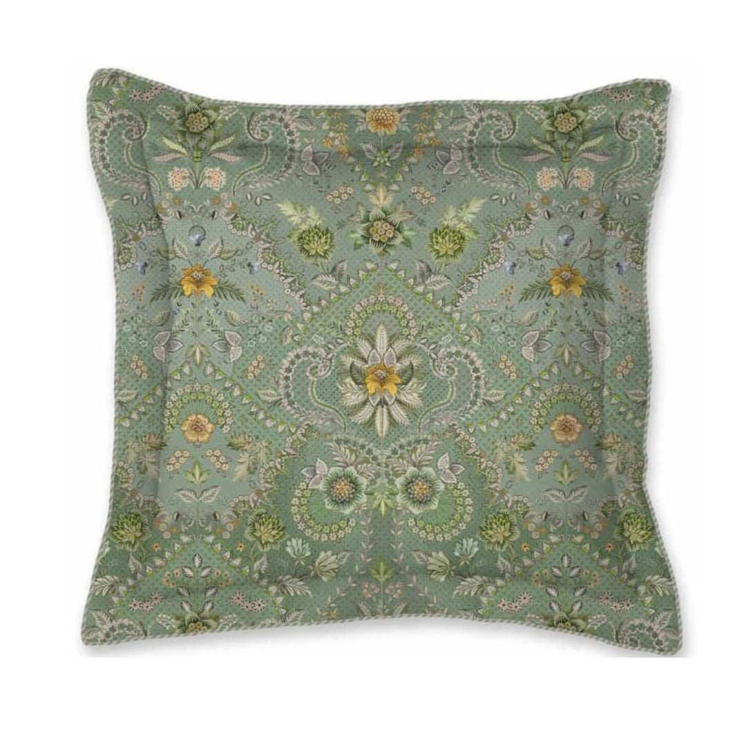 Pip Studio Saluti Piccoli Square Cushion Farbe Green Grösse 45x45, 45x45