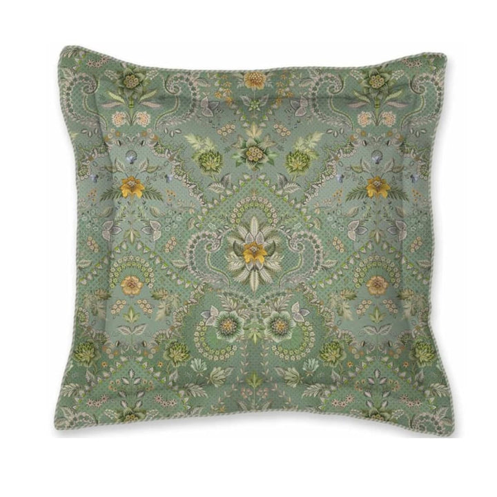 Pip Studio Saluti Piccoli Square Cushion Farbe Green Grösse 45x45, 45x45