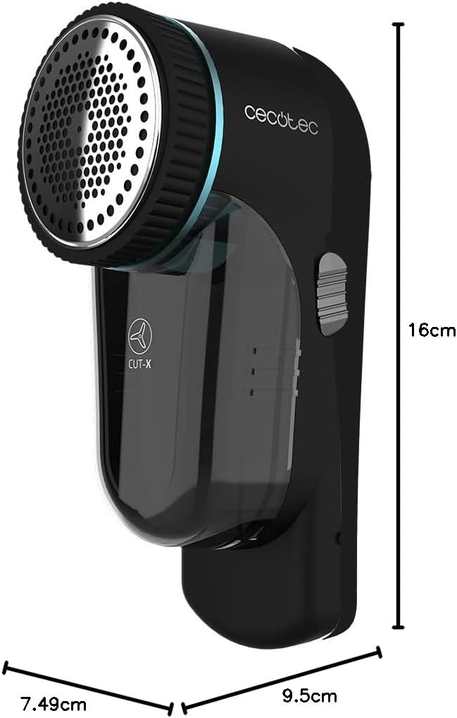 Cecotec Fusselentferner Cut-X 4500 Garment. 45 Minuten Autonomie, Gitter in 3 Grössen, Sicherheitssy