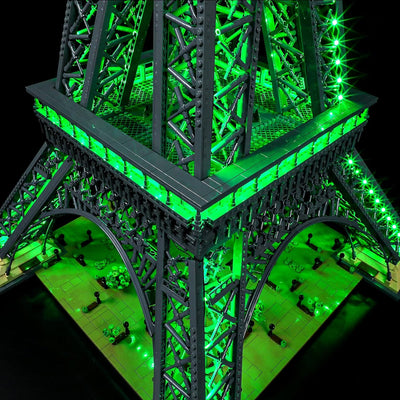BRIKSMAX 10307 Led Licht für Lego Eiffelturm - Compatible with Lego Architecture Bausteinen Modell -