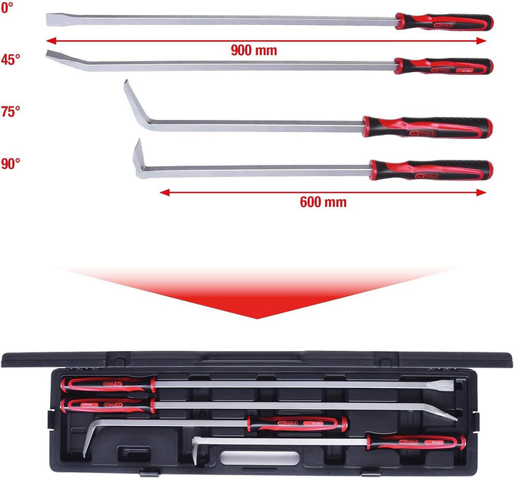 KS Tools 911.8410 Mechaniker-Hebel-Satz, 4-tlg.