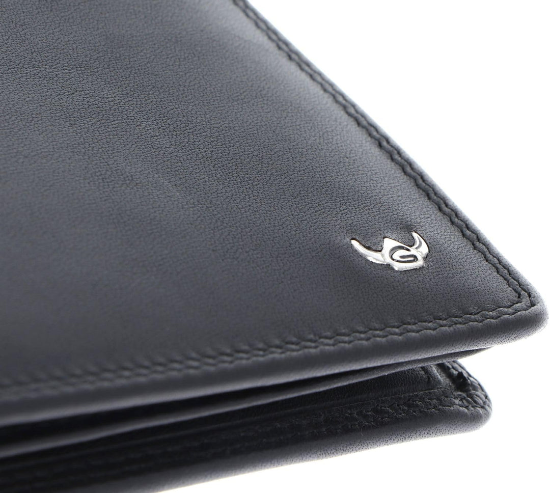 Golden Head Polo - Geldbörse 8cc 12 cm RFID Black
