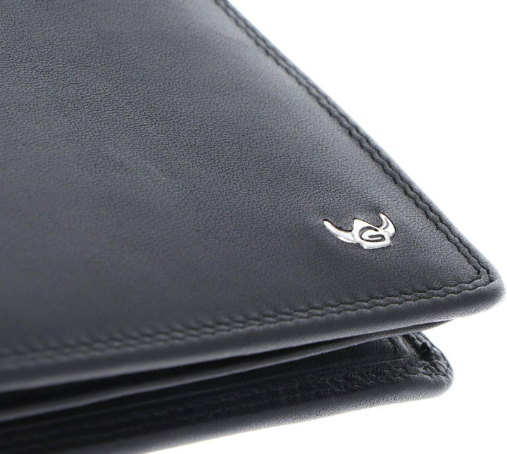 Golden Head Polo - Geldbörse 8cc 12 cm RFID Black