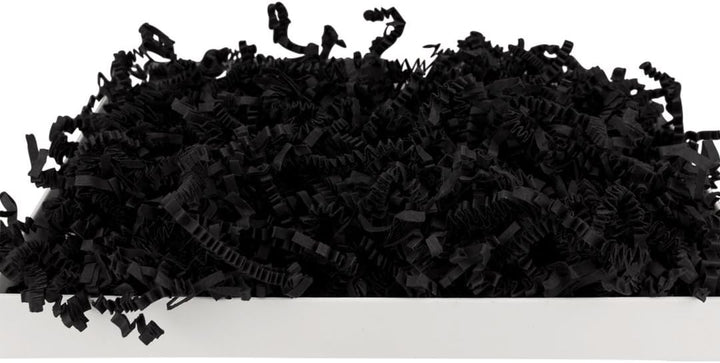 SizzlePak 401, BLACK, Schwarzes Füllmaterial und Polsterpapier zum Füllen, Polstern, Ausstopfen, Dek