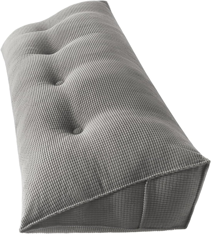 OHMG 140CM Rückenkissen,Lesekissen Für Bett Und Sofa,Praktisches Seitenfach,Removable Cover,Keilkiss