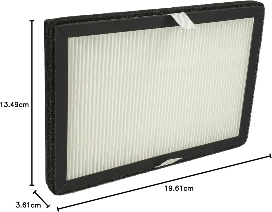 vhbw 4X Partikelfilter kompatibel mit Rowenta Eclipse QU5030, QU5072, QU5060, QU5062 Luftreiniger, L