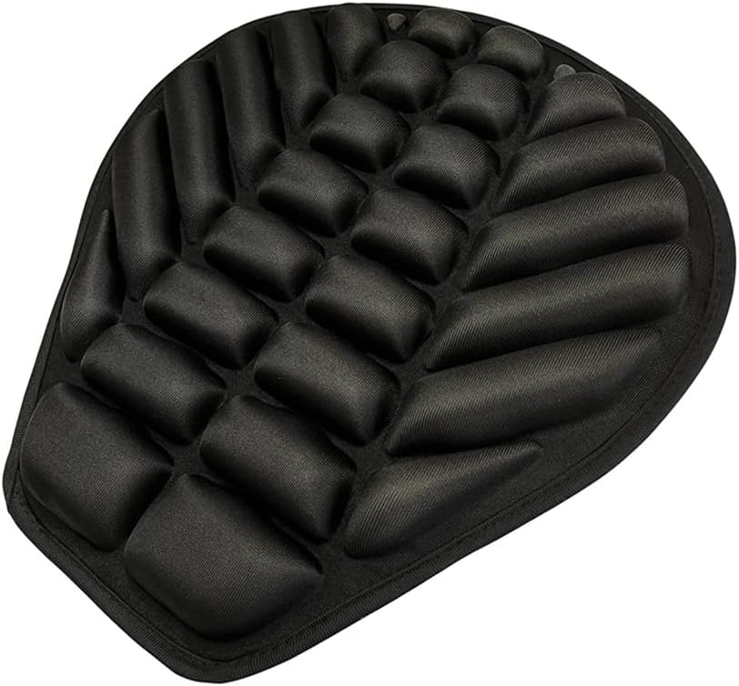 Riloer 3D-Stossdämpfungs-Motorrad-Sitzkissen, druckentlastendes Schwamm-Motorrad-Sitzpolster, atmung