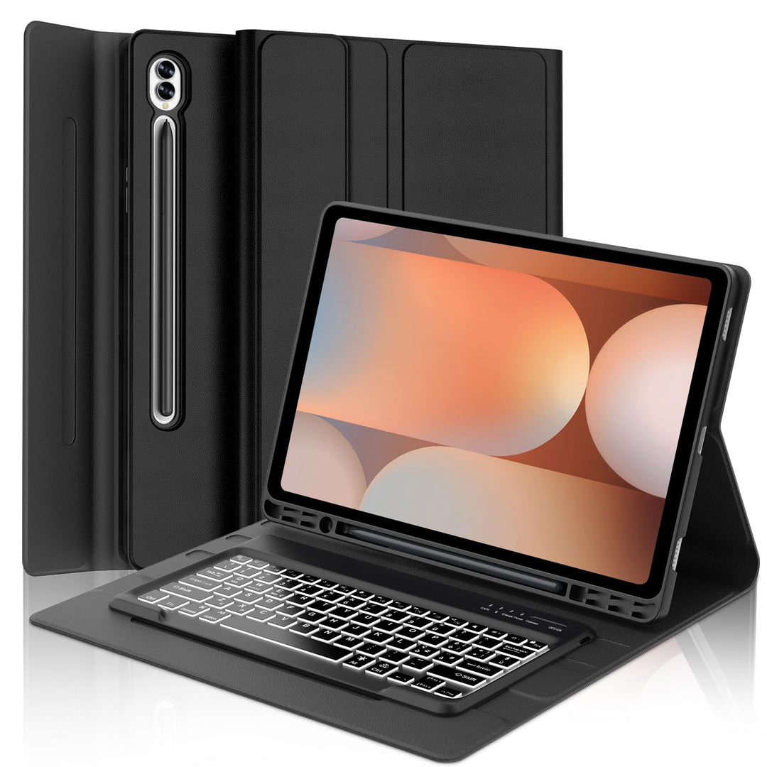 Magnetische Tastatur für Samsung Galaxy Tab S10 Ultra 14,6 Zoll 2024, QWERTY Italienische Tastatur m