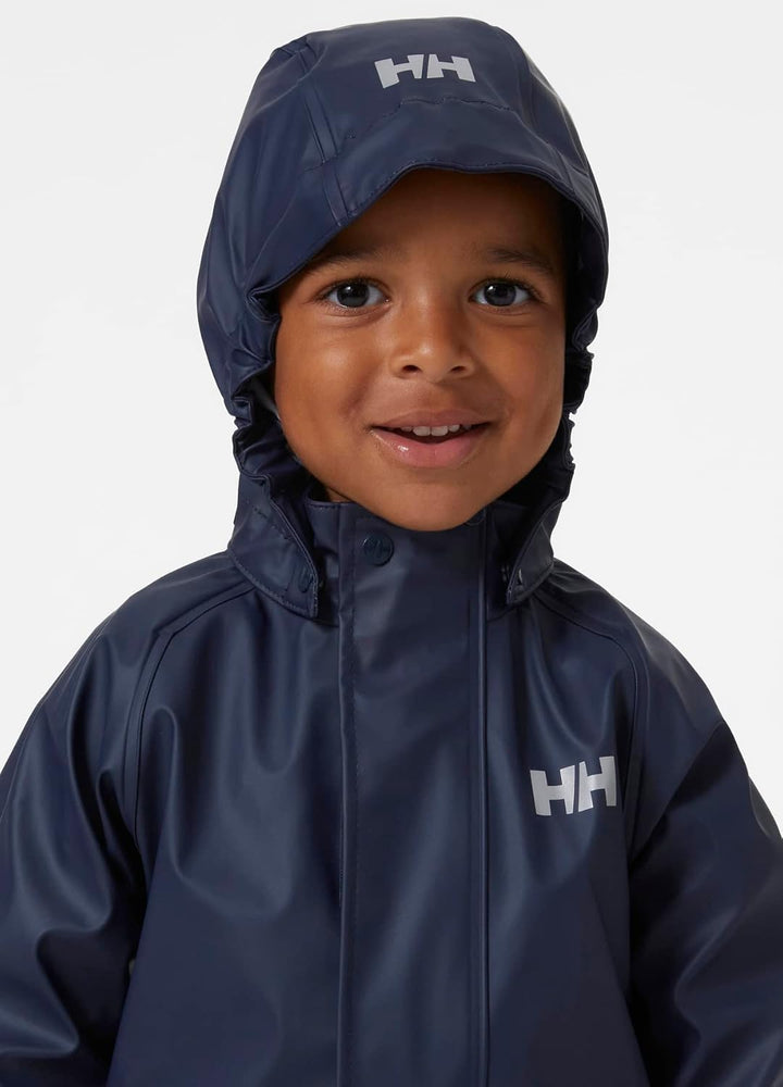 Helly Hansen Kinder Unisex Bergen 2.0 PU Regenset 1 Marineblau, 1 Marineblau