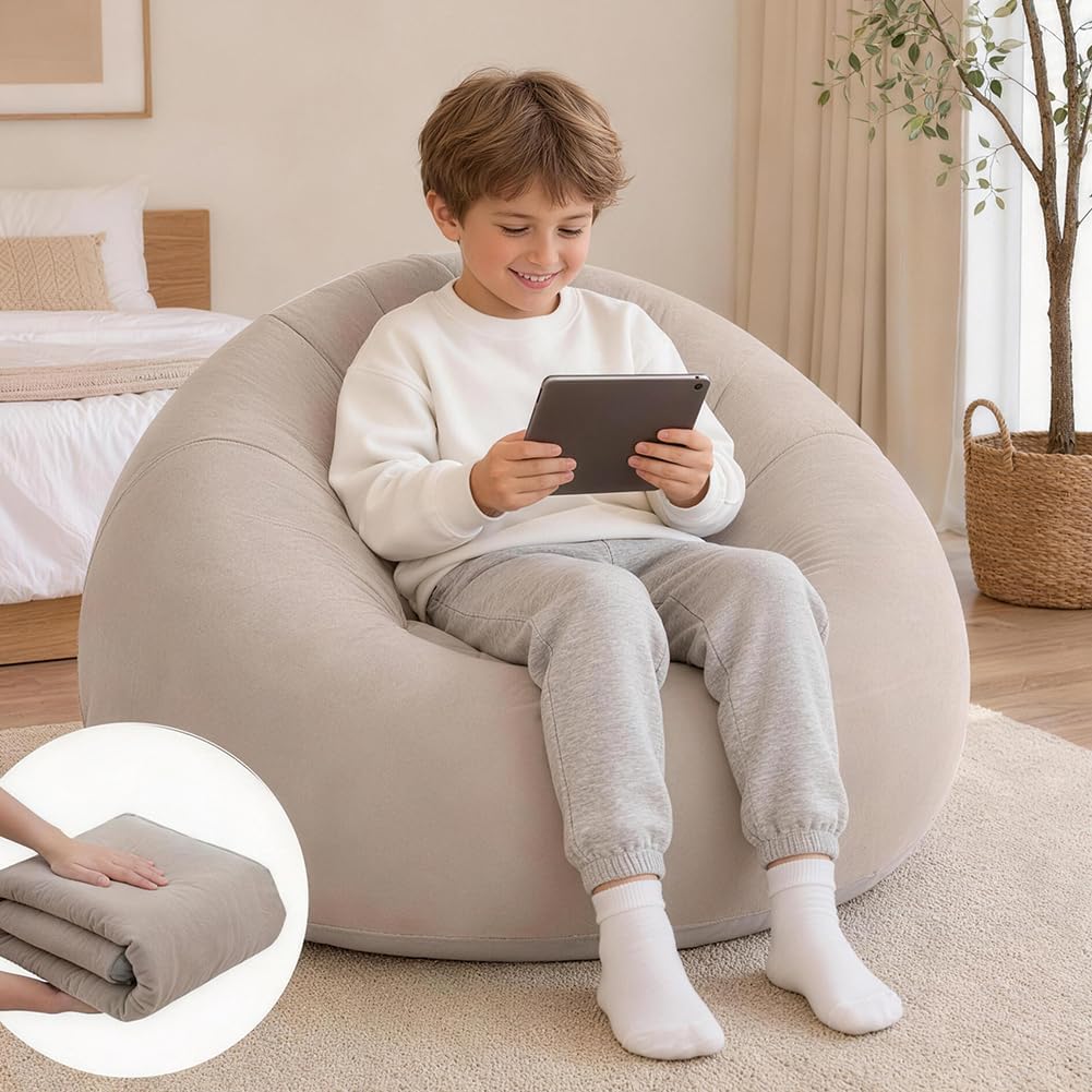 Aufblasbarer Sitzsack, Aufblasbares Stuhl Sofa, Sitzsack Aufblasbar, Aufblasbarer Lounge Sessel, Tra