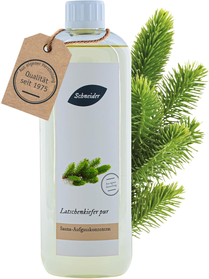 Saunabedarf Schneider - Aufgusskonzentrat, Saunaaufguss Latschenkiefer 250ml