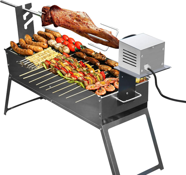 25W Grillmotor,60KG Edelstahl Spanferkelgrillmotor,Outdoor BBQ Werkzeug,BBQ Motor Barbecue Grill Mot