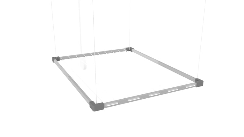 Tz Wäschegestell zur Deckenbefestigung, Aluminium