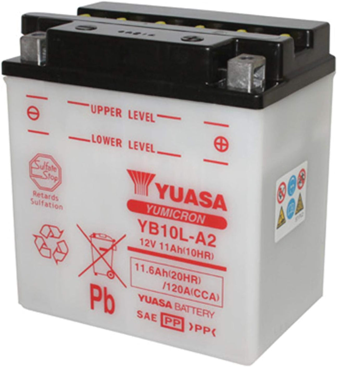 YUASA BATTERIE YB10L-A2 offen ohne Saeure