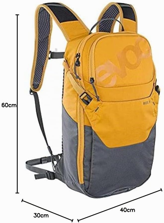 EVOC RIDE 8 Fahrradrucksack, Trekkingrucksack für Trails & andere Aktivitäten (cleveres Taschenmanag