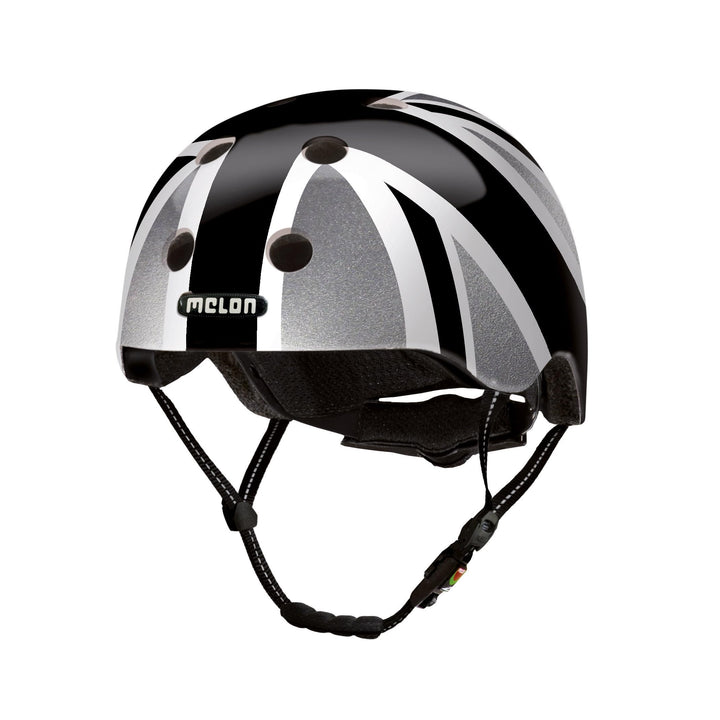 Melon »Union Jack Plain« Leichter und Cooler Fahrradhelm für Damen, Herren und Kinder mit maximalem