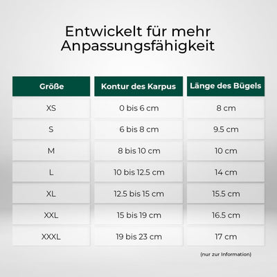 Ortocanis - Karpalbandage für Hunde mit Arthrose, Bandverletzungen, instabilem Karpalgelenk, Grösse