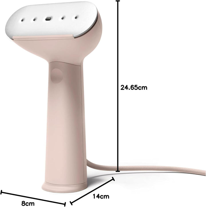 Steamery Dampfglätter Cirrus 3, 1200W, EU-Stecker, Dampfleistung 20g/min, Beheizte Bügelplatte, Schn