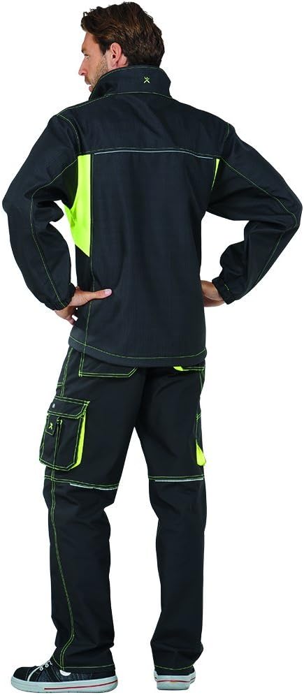 Planam Grösse L Unisex Basalt Neon Softshelljacke anthrazit gelb Modell 6290 Anthrazit/Gelb L, Anthr