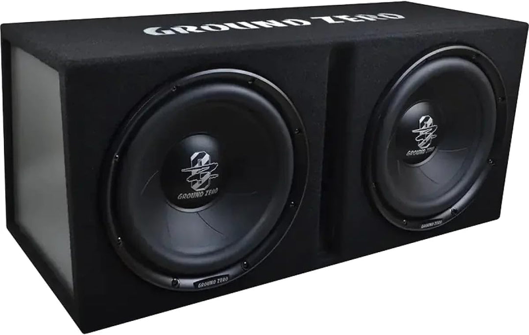 Ground Zero GZIB 2.30BR - 2 x 30 cm Passiv Subwoofer mit 1400 Watt (RMS: 700 Watt)