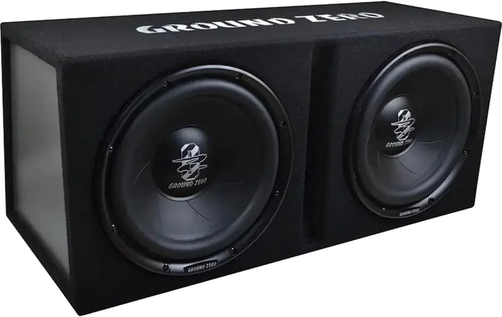 Ground Zero GZIB 2.30BR - 2 x 30 cm Passiv Subwoofer mit 1400 Watt (RMS: 700 Watt)