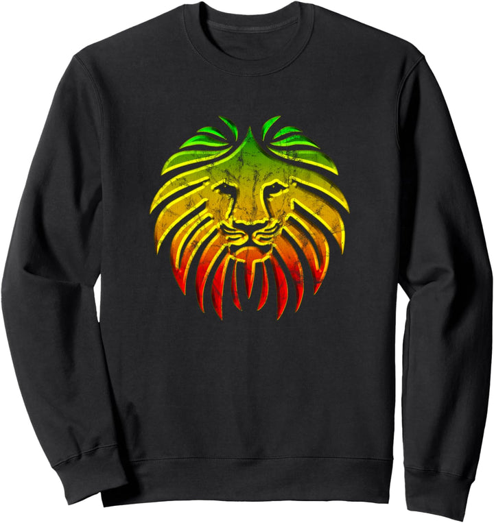 Like a Lion! Löwe Reggae Rasta Roots Jamaika Afrika Sweatshirt