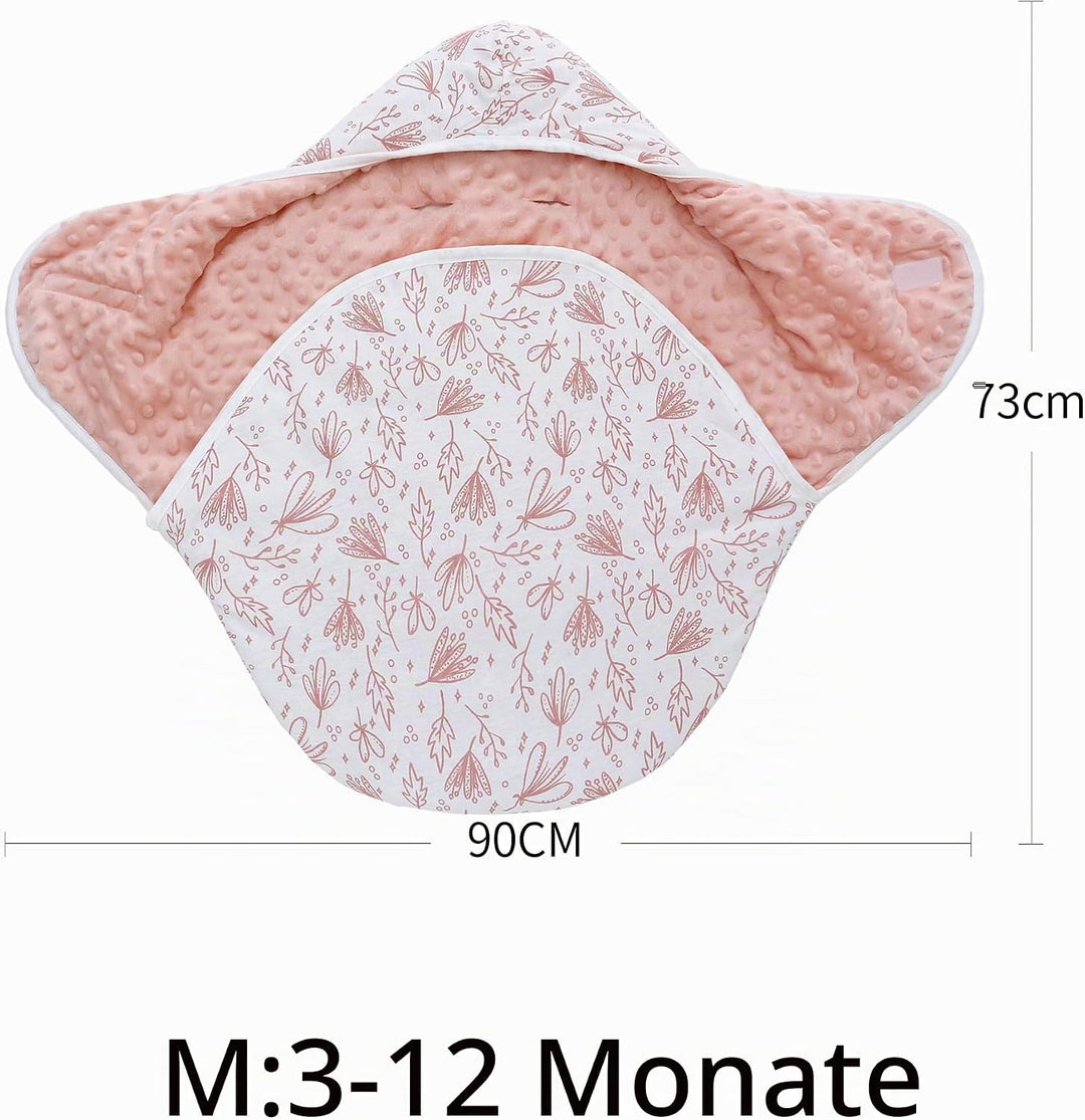 Einschlagdecke Babyschale für Winter Buggy Universal Fusssack Babydecke Baumwolle Baby Pucksack für