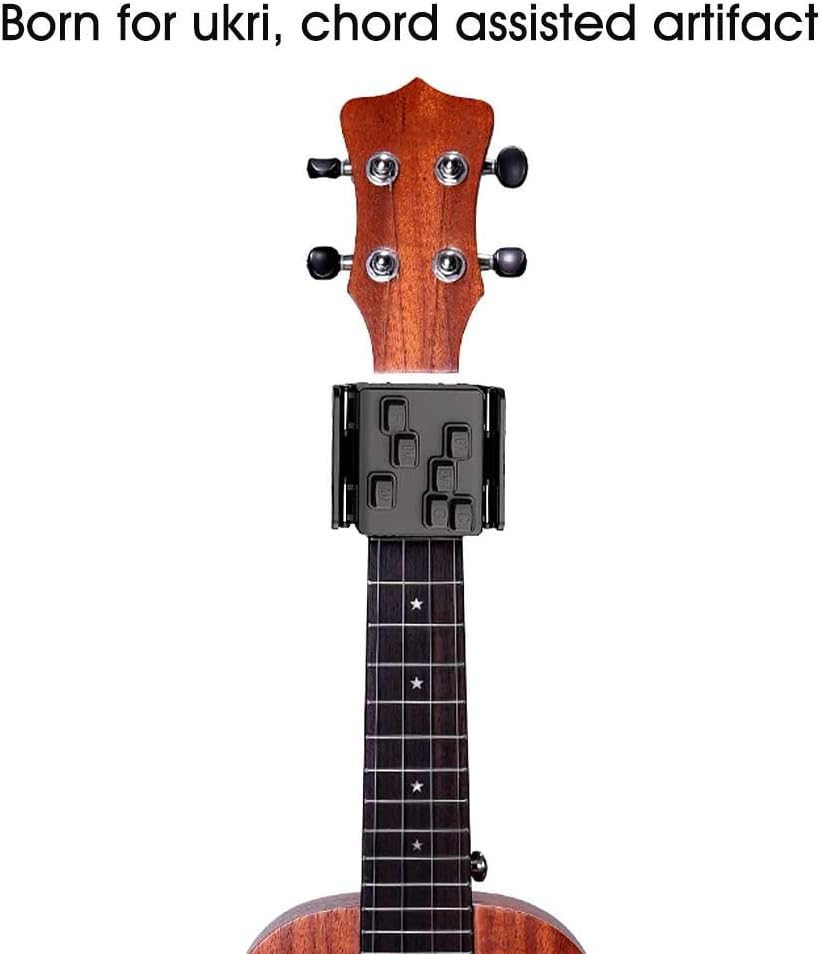 YUOKI99 Ukulelen-Akkord-Trainer, universelles Musik-Lernsystem, tragbar, ergonomisches Design, Lehra