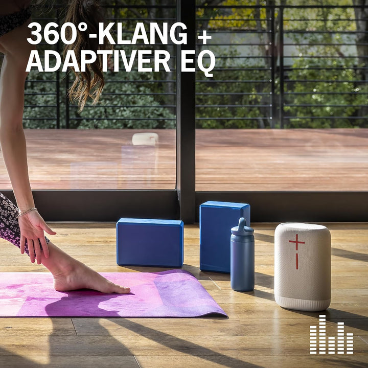 Ultimate Ears EPICBOOM, mobiler kabelloser Bluetooth-Lautsprecher, satte Bässe, immersiver 360-Grad-