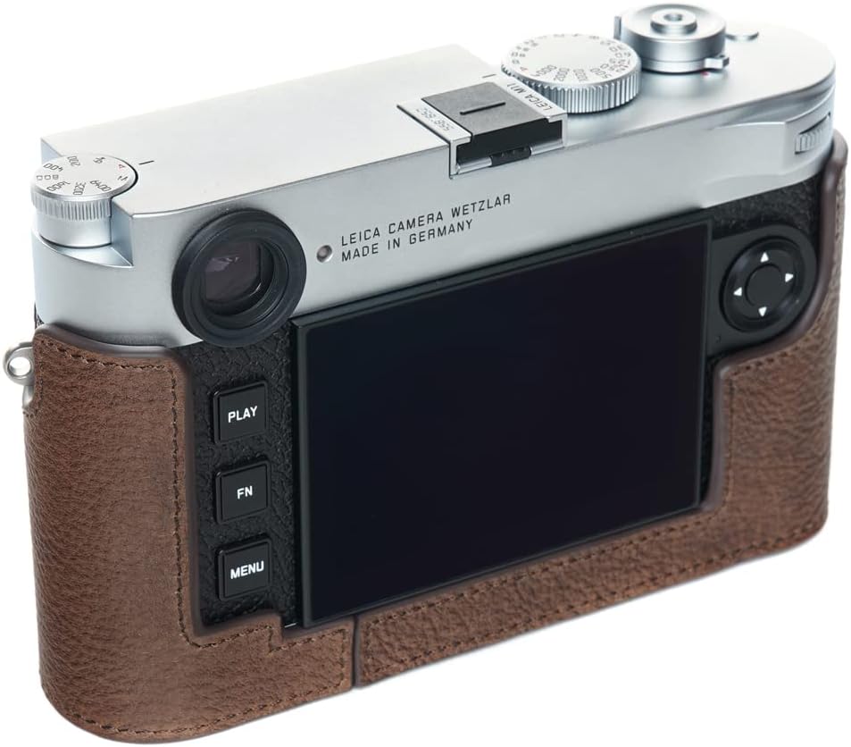 Für Leica M11 Kameratasche, handgefertigt, echtes Leder, halbe Kameratasche, Tasche für Leica M11 Ka