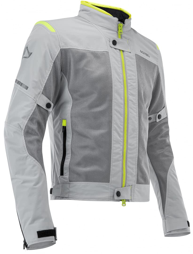 Acerbis Unisex 0023744.290.069 Jacke, Grau/Gelb, XXL
