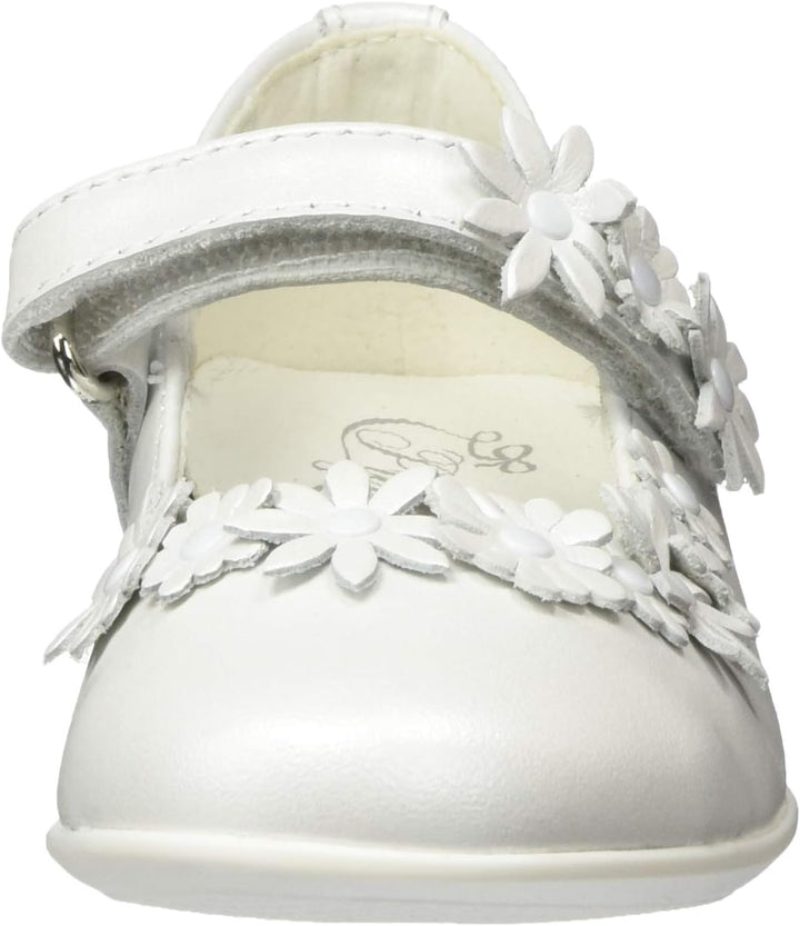PRIMIGI Mädchen Ballerina Bambina Mary Jane Halbschuhe, 33 EU Wei&#xDF; Bianco 5437000