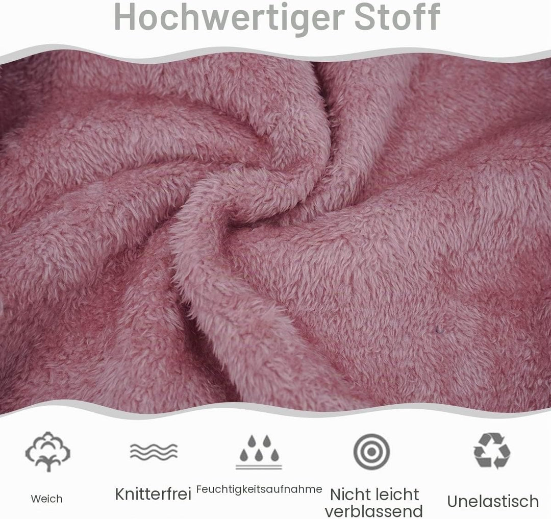 Happy Cherry Jungen Mädchen Fleece-Weste Flauschig Atmungsaktive Outdoor 100 Viloet, 100 Viloet