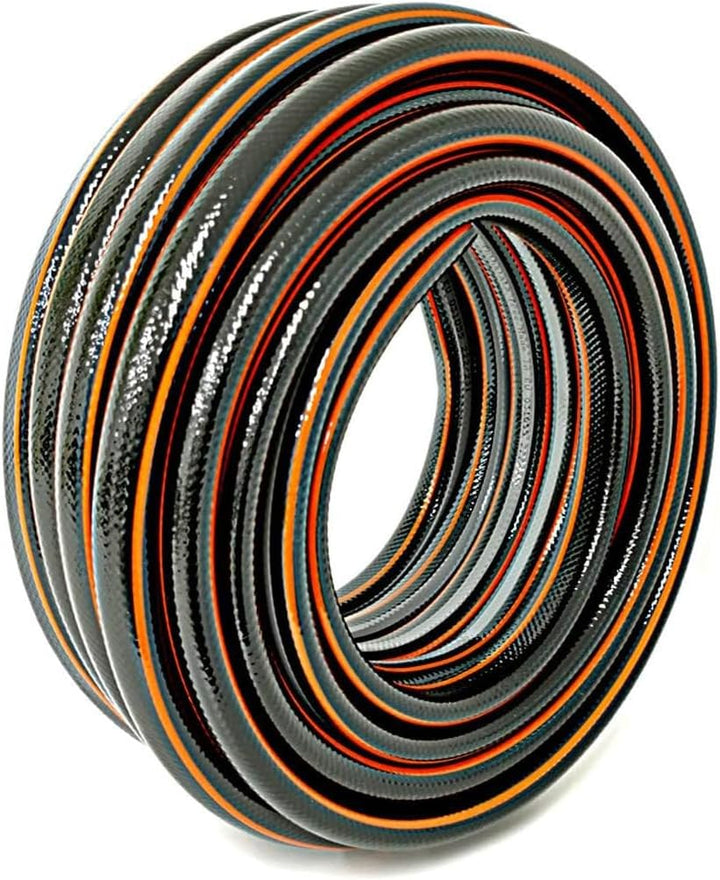 Gartenschlauch 3/4" NYX Premium 10 Jahre Garantie 4 lagig Wasserschlauch Bewässerungsschlauch schwar