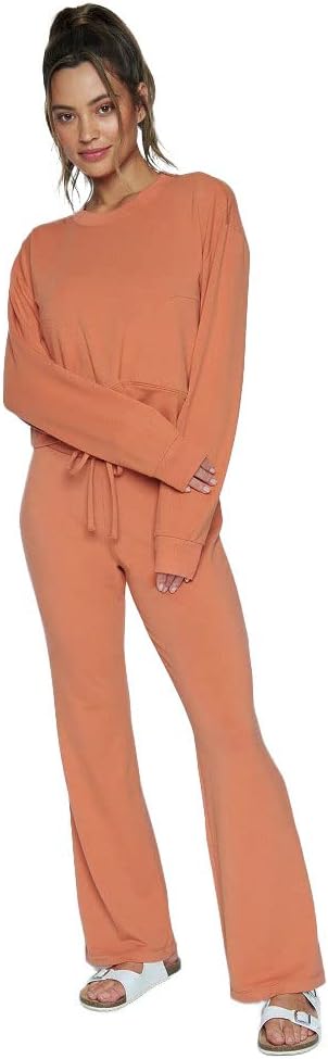 Hurley Damen Easy Oversized Pullover Pullover Sweater L Orange (Carnelian), L Orange (Carnelian)