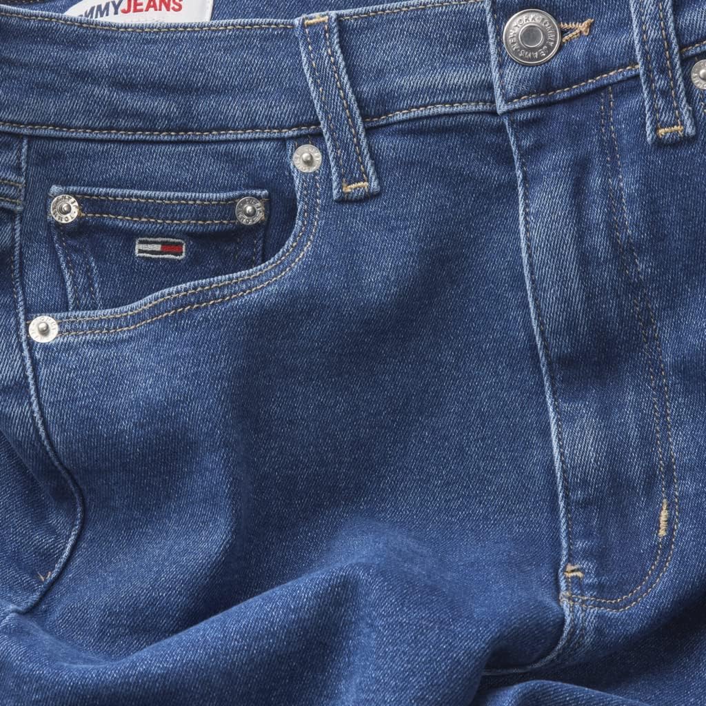 Tommy Jeans Damen Hose 25W / 30L Denim Medium, 25W / 30L Denim Medium