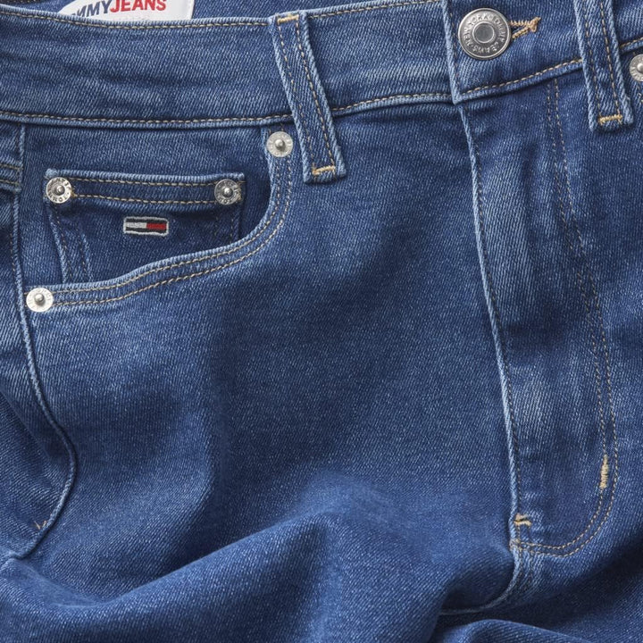 Tommy Jeans Damen Hose 25W / 30L Denim Medium, 25W / 30L Denim Medium