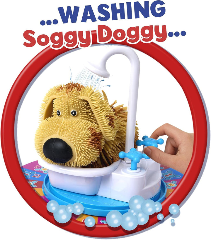 Ideal , Soggy Doggy: The Showering, Shaking, Doggy Bathing Game, Kids Games, for 2-4 Players, Ages 4