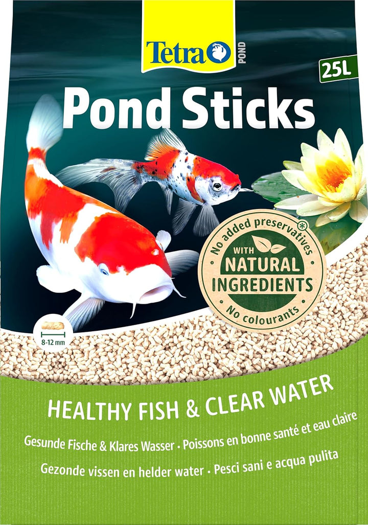 Tetra Pond Sticks - Fischfutter für Teichfische, für gesunde Fische und klares Wasser im Gartenteich