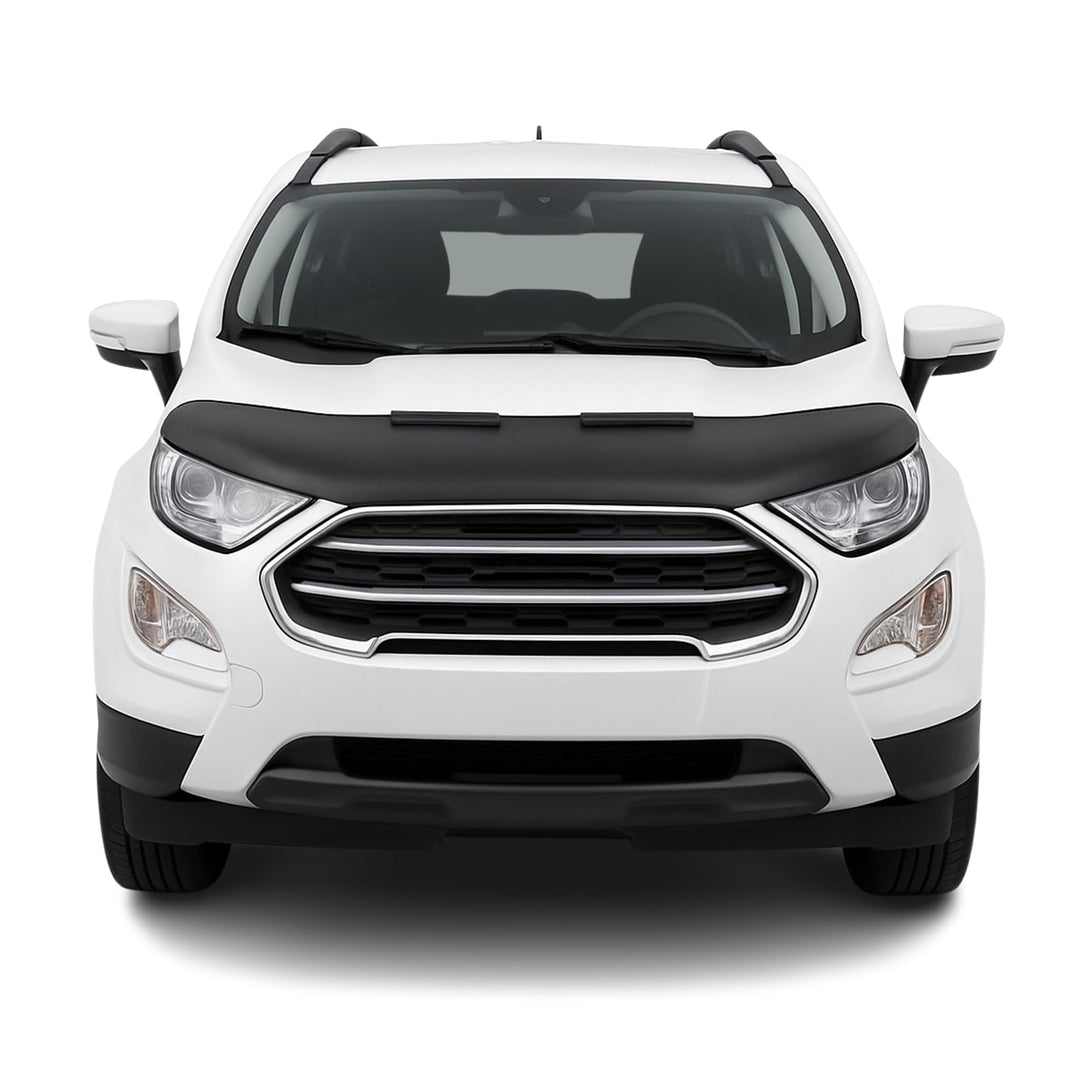 OMAC Haubenbra Steinschlagschutz Bonnet Bra kompatibel mit Ford Ecosport 2017-2024 Schwarz Halb