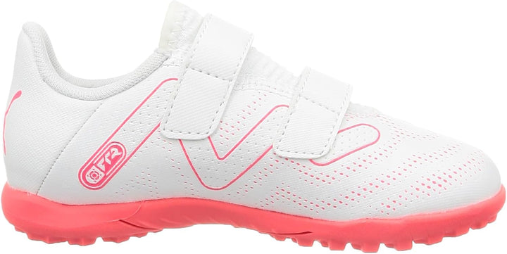 PUMA Unisex Kinder Future Play Tt V Jr Leichtathletik-Schuh 35 EU Puma White Fire Orchid, 35 EU Puma