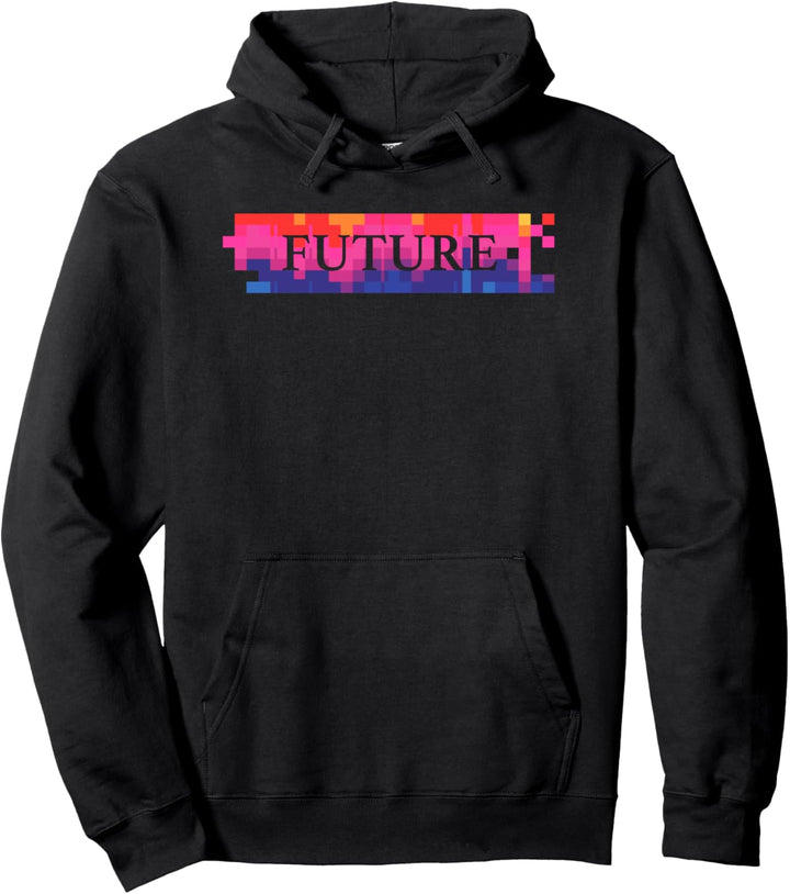 Future Pixel Color Bar Pullover Hoodie