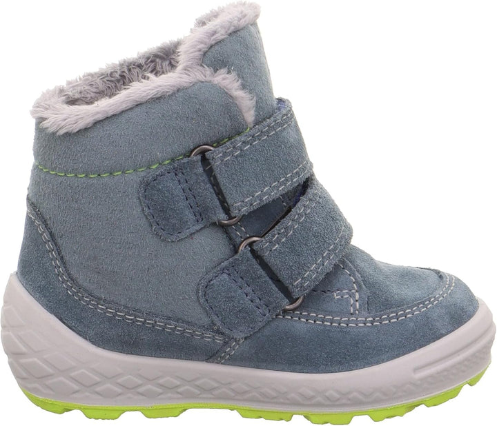 Superfit Jungen Groovy Schneestiefel 21 EU Weit Blau Hellgrün 8010, 21 EU Weit Blau Hellgr&#xFC;n 80