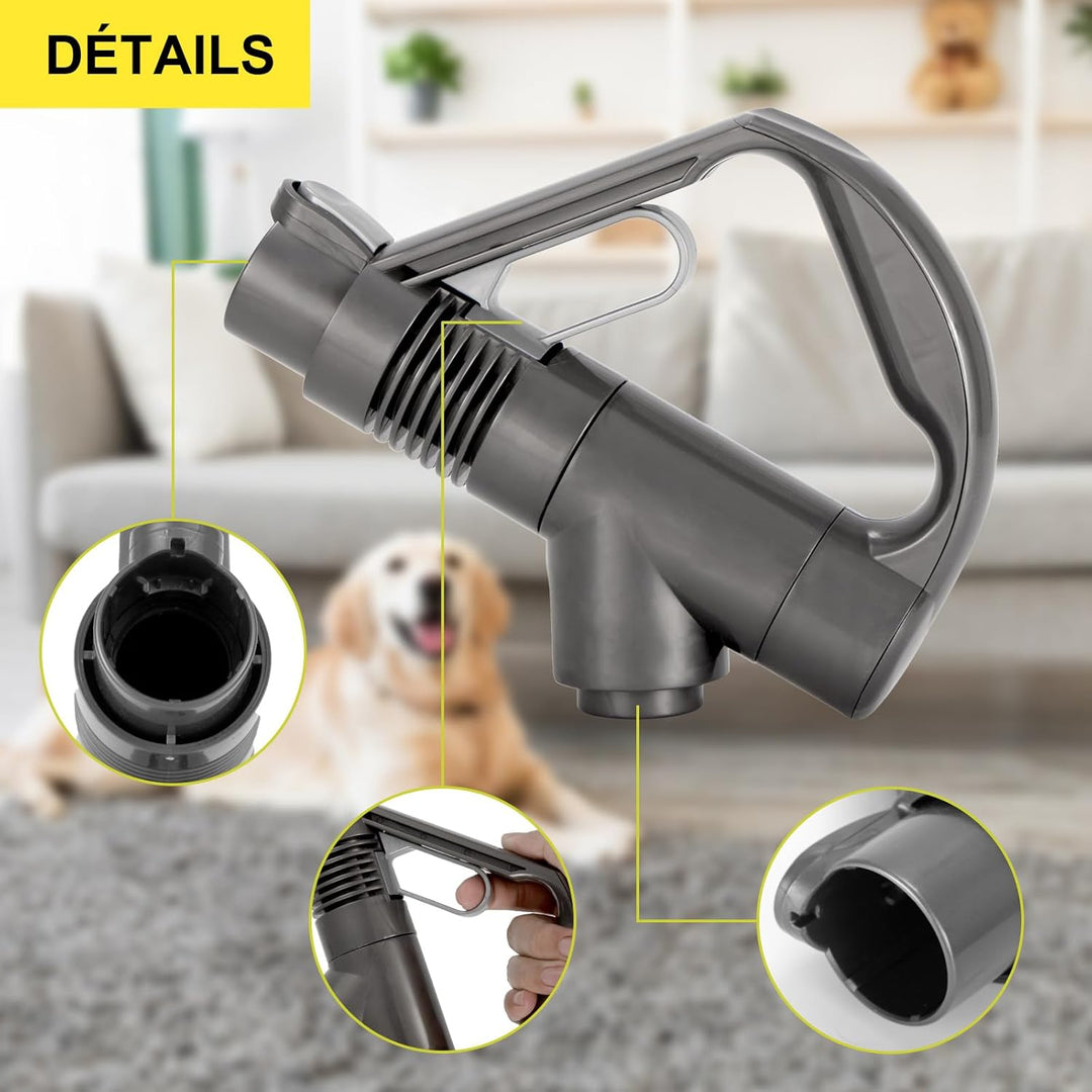 LUNEKUCK Griff kompatibel mit Dyson DC29 DC33C DC37 DC19 DC23 DC26 DC32 DC36 DC48 DC52 Piece Detakto